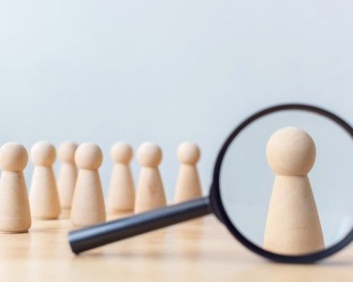 Recursos humanos, gestión del talento, contratación de empleados, líder exitoso del equipo de negocios _ Foto Premium
